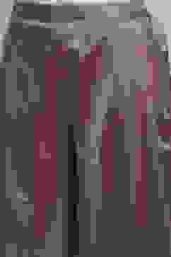 Maroon and Gold-Toned Cotton Silk Blend Sharara Suit Set image number 2