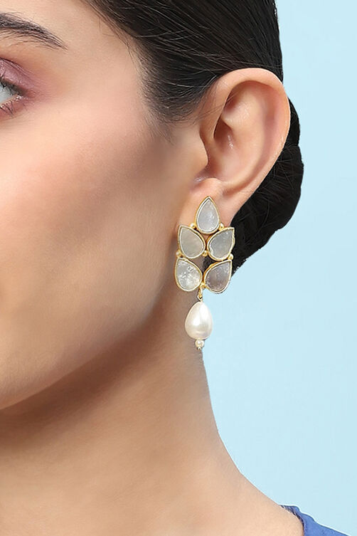 White Earrings image number 1