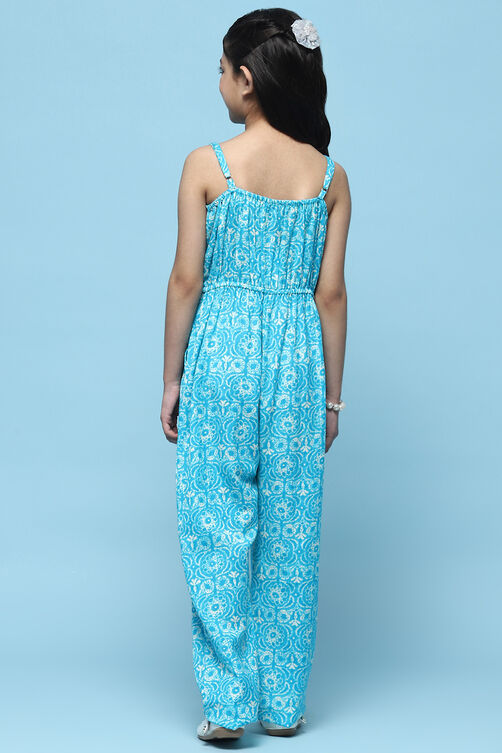 Aqua Rayon Straight Jumpsuit image number 3