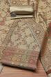 Grey Cotton Printed Embroidered Unstitched Suit Set image number 0
