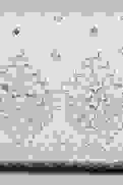 Ivory Polycotton Clutch image number 1