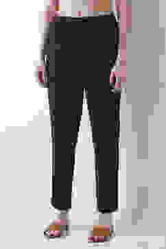 Blue Cotton Slim Pants image number 4