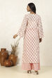 Pink Cotton Printed Unstitched Suit Set image number 5
