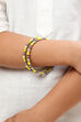 Purple Yellow Green Metal & Beads Kids Bangles image number 2