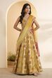 Mint Green Polyester Kalidar Lehenga Set image number 5