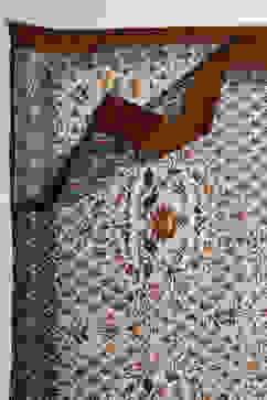 Beige Cotton Straight Kurta Palazzo Suit Set image number 3