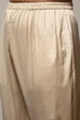 Cream Linen Digital Print Unstitched Suit Set image number 3