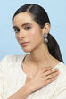 White Pearl Earrings image number 3