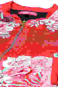 Red Viscose Blend Jacket image number 1