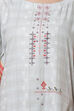 Moss Green Art Silk Straight Fusion Wear image number 1