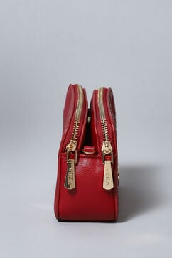 Berry Pu Leather Crossbody image number 2