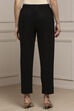 Blue Cotton Slim Pants image number 4