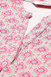 Off White & Pink Cotton Printed Sleepwear image number 1