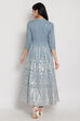 Off White Cotton Dress image number 6