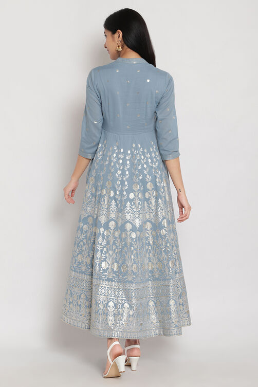 Off White Cotton Dress image number 6