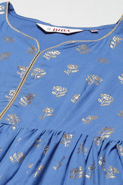 Blue Cotton Dress image number 1