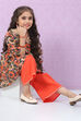 Black Cotton Anarkali Printed Kurta Set image number 6