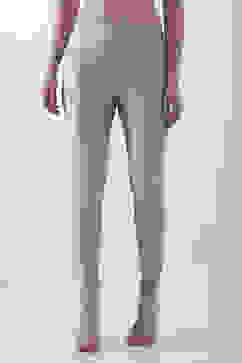 Silver Nylon Blend Leggings image number 4