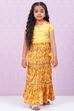 Yellow Art Silk Lehenga Set image number 0