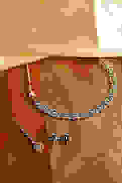 Champagne Alloy Necklace Set image number 1