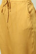 Mustard Viscose Straight Kurta Pants Suit Set image number 2