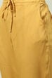 Mustard Viscose Straight Kurta Pant Suit Set image number 2
