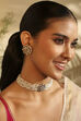 Beige Gold Plated Brass Choker Set image number 1