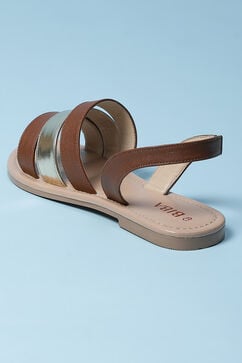 Metallic Pu Sandals image number 4