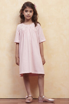 Pink Cotton Yarndyed Sleepwear image number 5