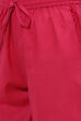 Berry Pink Viscose Girls Anarkali Straight Kurta Palazzo Suit Set image number 3