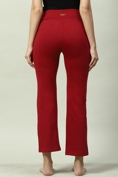 Maroon Relaxed Pant image number 4