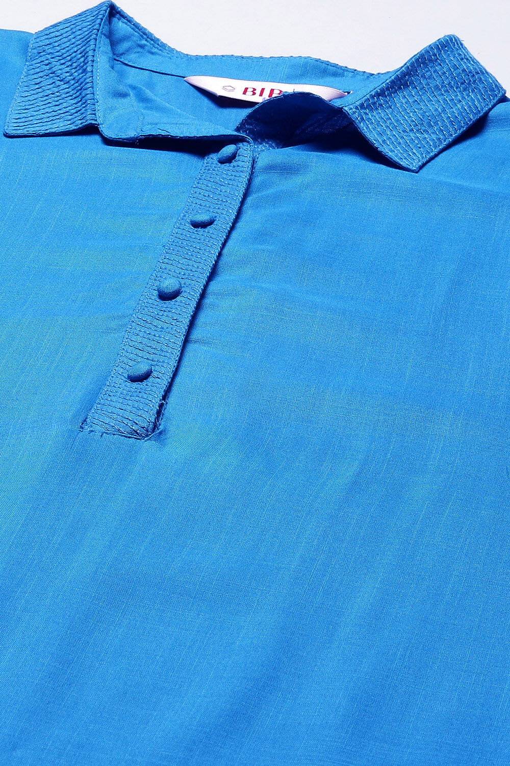 Pink Rayon Straight Printed Kurta image number 1