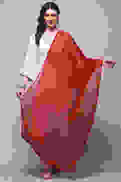 Maroon Polyester Dupatta image number 0