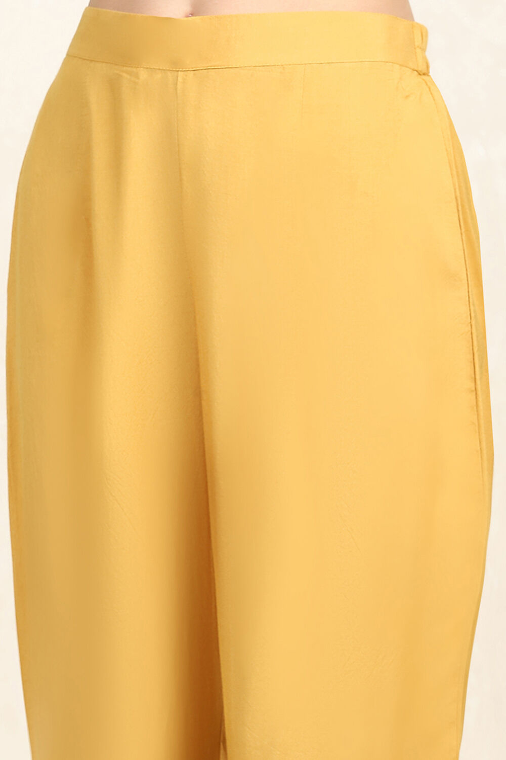 Orange Muslin Unstitched Suit Set image number 3