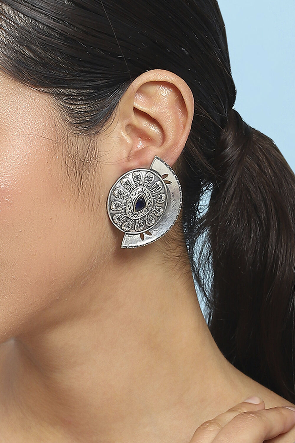 Navy Brass Studs image number 1