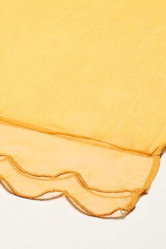 Mustard Viscose Blend Straight Kurta Palazzo Suit Set image number 3