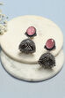 Light Pink Brass Earrings image number 0