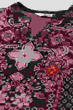 Black Yarndyed Straight 2 Piece Suit Set image number 1