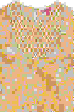 Mustard Cotton Floral Kalidar Kurta and Palazzo Set image number 1