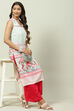 Green Art Silk Straight Printed Kurta image number 5