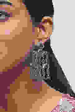 Green Brass Drop & Danglers image number 3