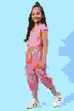 Coral Cotton Jumpsuit image number 3