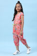 Coral Cotton Jumpsuit image number 3