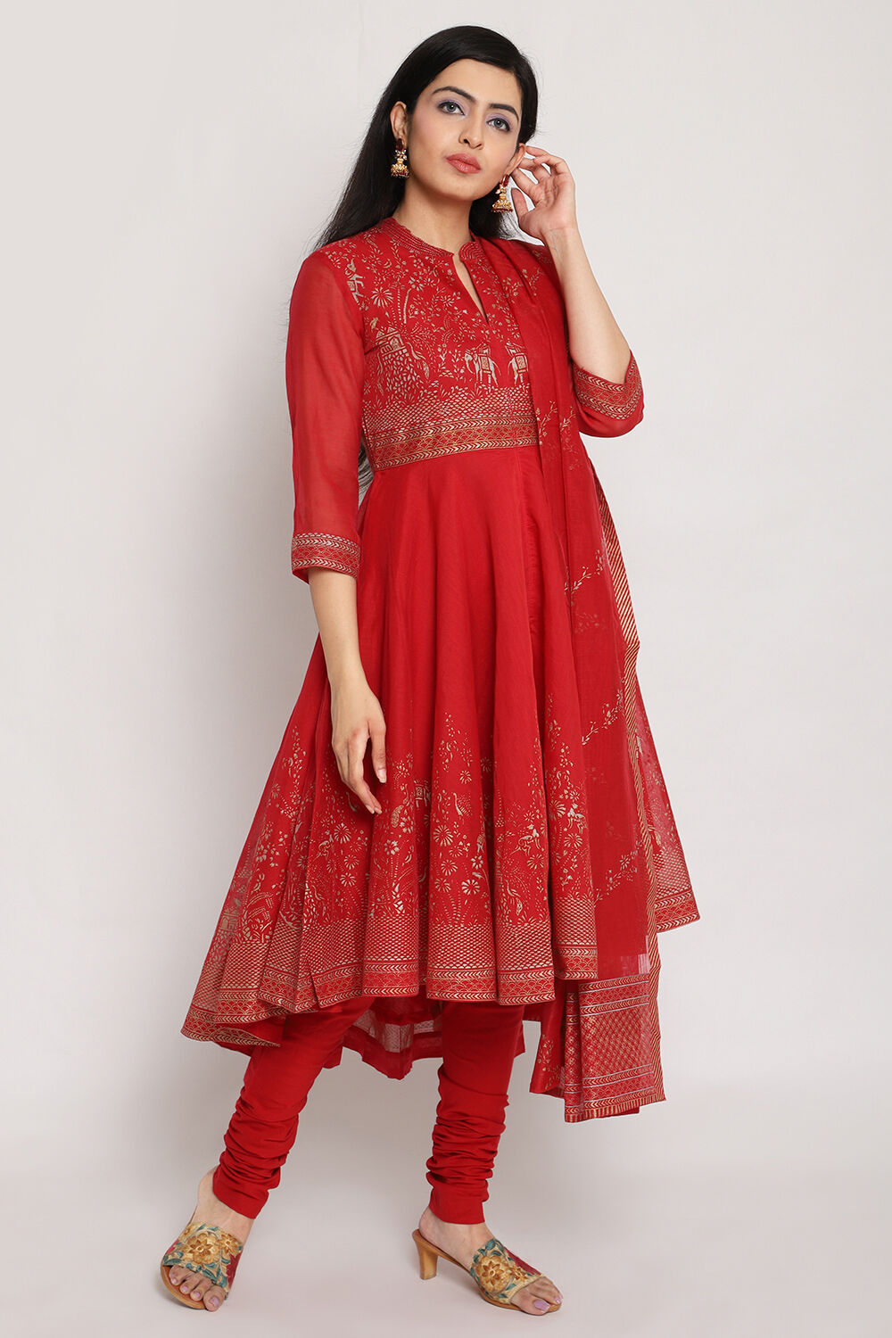 Biba red suit set sale