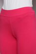Black Cotton Blend Solid Leggings image number 1