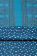 Blue Silk Blend Digital Print Unstitched Suit Set image number 3