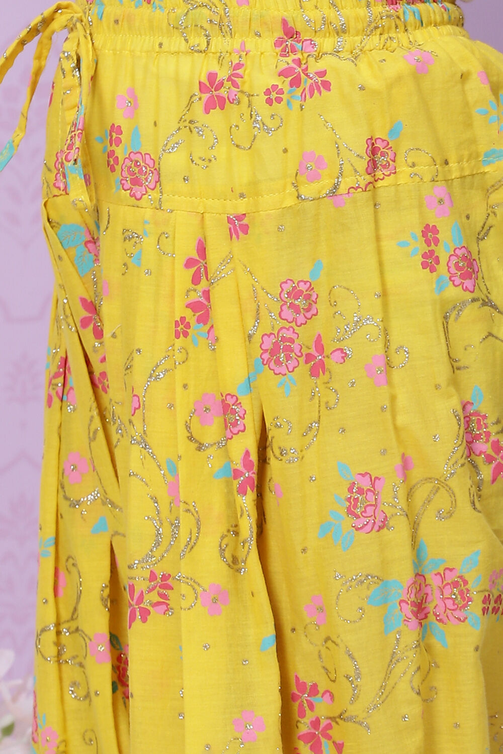 Blue Cotton Straight Kurta Salwar Suit Set image number 3