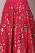 Hot Pink Straight Art Silk Lehenga Set image number 1