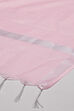 Pink Cotton Blend Yarndyed Dupatta image number 1