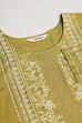 Green Rayon Straight Kurta Palazzo Suit Set image number 1